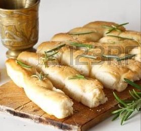 Closed-up of focaccia loaves as the featured image of "focaccia olive round roll".